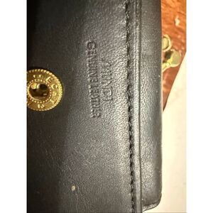 Mundi Women's Leather Tri-fold Card Holder Wallet Black OS NWT